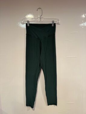 Green crossover waffle knit aerie offline‎ leggings